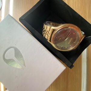 Gold Nixon Watch Brand New Mens / Unisex